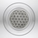 7116 Karafa Aladin s platinasto rožo življenja za več ljubezni do sebe