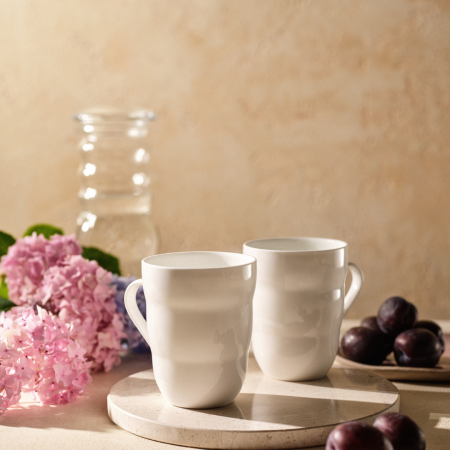 dve porcelanasti skodelici shinno